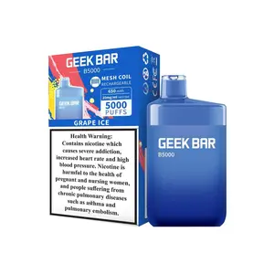Geekbar B5000 Grape Ice 20mg/ml-5000 puffs