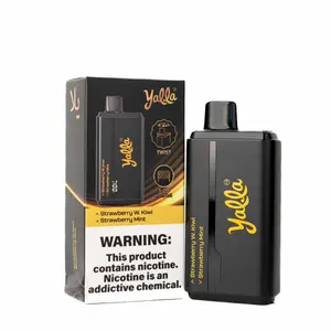 Yalla Strawberry W.Kiwi / Strawberry Mint 50mg/ml- 24000 Puffs